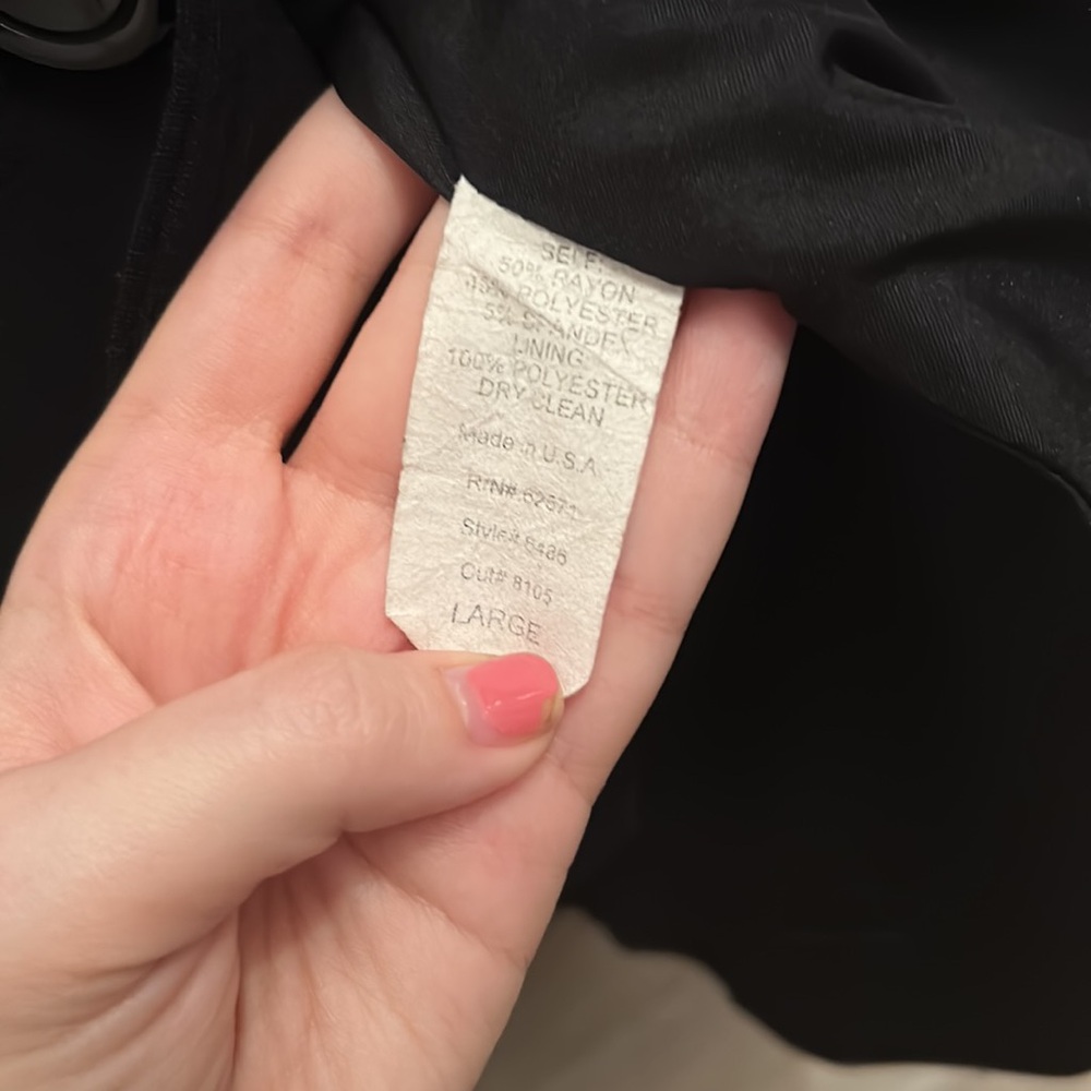 Context Black Short Jacket - Three Large Buttons.… - image 5